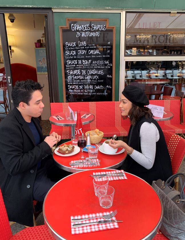 Stephanie Kienle Gonzalez introduced Café du Marche to Jhonel Faelnar during their "The Crawl France" trip. Stephanie Kienle Gonzalez introduced Café du Marche to Jhonel Faelnar during their "The Crawl France" trip.